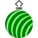 Полосатый Зеленый шар