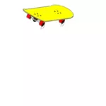 Skateboard vector image
