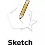 Sketch with pencil
