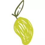 Sketched pear
