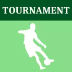 फुटबाल टूर्नामेंट आइकन वेक्टर छवि