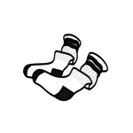 Athletic crew socks vector image | Public domain vectors