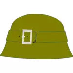 Mužské bell klobouk vektorový obrázek