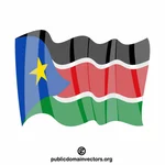Südsudanesische Nationalflagge