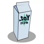 Soy milk carton
