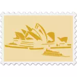 Imagem do selo australiano