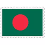 Pieczęć flaga Bangladeszu