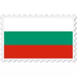 Carimbo de bandeira da Bulgária