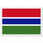 Gambia flagga