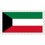 Марка флаг Кувейта