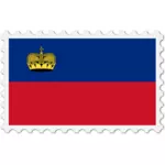 Lihtenştayn bayrağı damgası