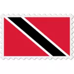 Trinidad og Tobagos flagg stempel