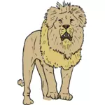 Ilustração de leão