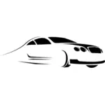 Stilisierte Auto silhouette
