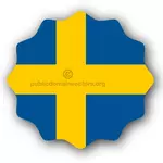 Szwedzki flaga wektor wzór
