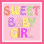 Baby girl kort