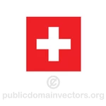 Флаг Швейцарии вектор