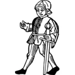 Mittelalterliche Soldat