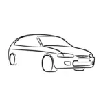 Auto overzicht vector illustraties