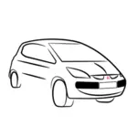 Автомобиль наброски векторное изображение