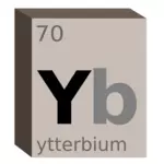 Ytterby kemiska Symbol