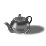 Čaj hrnec vektorové ilustrace