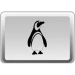 Buton de cheie vector Linux