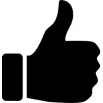 Thumbs Up silhouette
