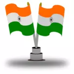 Indiske flagget vektor Image