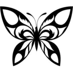 Tribal Butterfly Silhouette