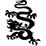 Mytiske dragon tatovering