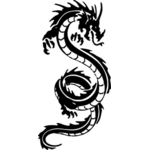 Dragon Tribal Art | Public domain vectors