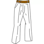 Kalhoty, kresba