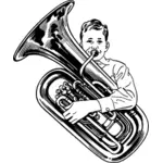 Tuba spiller
