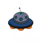 Cartoon flying saucer