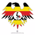 Ugandan lipun vaakuna