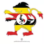 Ugandas flagg crest