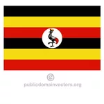 乌干达的旗子