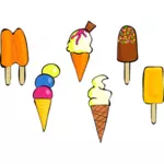 Different ice-creams