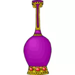 Lila dekorative vase