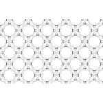 Heksagonal wallpaper hitam dan putih