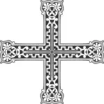 Kruisbeeld met versieringen
