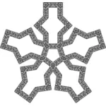 Floral snowflake