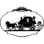 Vintage horse and carriage