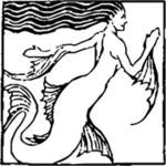 Vintage mermaid