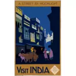 インドの旅行のポスター