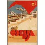 オデッサ、ウクライナの旅行のポスター