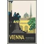 Travel poster of Vienna