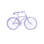 Vintage blurred bicycle
