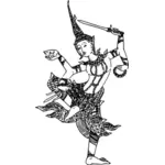 Vishnu dancer